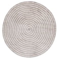 thumbnail image 2 of Safavieh Easy Care Beckah Geometric Machine Washable Area Rug, Gray, 5' x 5' Round, 2 of 7
