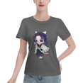 thumbnail image 1 of Women's Basic Short Sleeve T-Shirt Demon Slayer Butterfly Ninja, 1 of 6