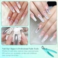 thumbnail image 5 of Cortaúñas postizas de acrílico artificial, cortador de puntas de uñas postizas, herramienta de corte con cuchilla afilada para manicura y pedicura, 1100, 5 of 5