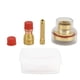 thumbnail image 2 of Kit de accesorios para soplete Tig, cuerpo de pinza de lente de gas de 2,4 mm para soplete de soldadura TIG WP‑17/18/26, 2 of 5