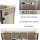 thumbnail image 4 of Soporte para Utensilios de Cocina de Metal Combinado con Organizador de Cubiertos de Madera, 4 Compartimentos para Cubiertos de EspáTula y Vasija,, 4 of 5