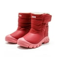 thumbnail image 2 of Hunter Boys Intrepid Insulated Snow Boots, Vital Burgundy \ Purring Pink,3 M US, 2 of 7