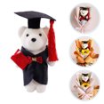 thumbnail image 4 of BRIGHTFUFU 5 uds. Ramo de osos, muñecos, ramo de graduación, oso de dibujos animados, Mini osos de peluche adorables, 4 of 7