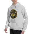 thumbnail image 4 of Charleston Battery Men Fleece Hoodie Casual Pullover Sweatshirt With Kangaroo Pocket, 4 of 6