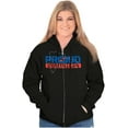 thumbnail image 4 of Proud Dominican DR Culture Ancestry Zip Up Hoodie Men's Women's Brisco Brands S, 4 of 5