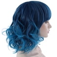 thumbnail image 4 of Onedor 13" Short Curly Women Lolita Anime Cosplay Heat Resistant Hair Bob Full Head Wigs (T3952), 4 of 5
