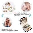 thumbnail image 4 of Flamingo Travel Portable Jewelry Box - Square Organizer Box with Bracelet Holder, Earring Organizer – Store Rings, Earrings, Necklaces, Bracelets, and More! Suitable for Girls and Women, 4 of 6