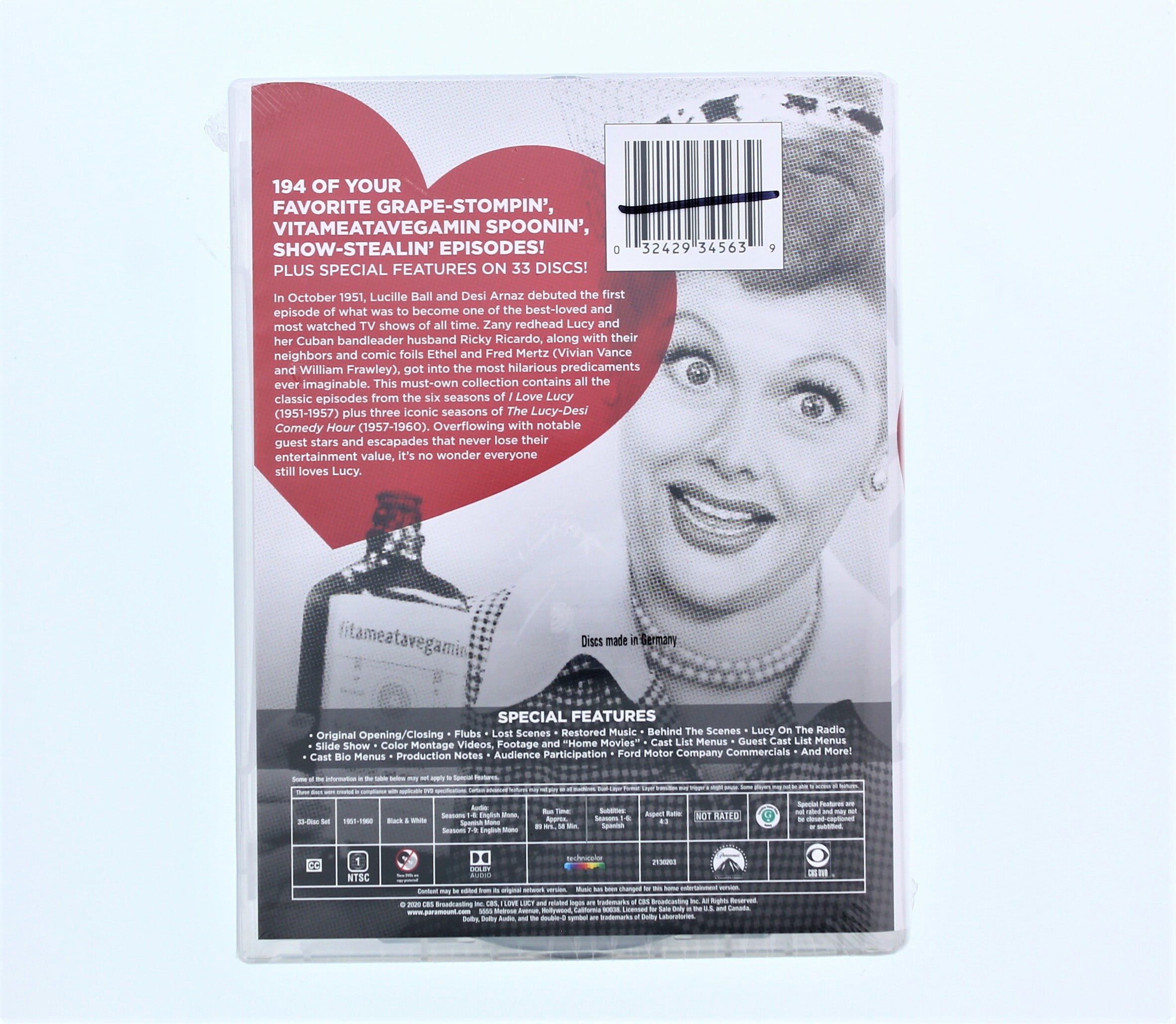 Paramount Complete Series Box Set: I Love Lucy (DVD), Comedy Show - Walmart.com Paramount Complete Series Box Set: I Love Lucy (DVD), Comedy Show - Walmart.com