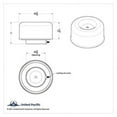 thumbnail image 2 of Air Cleaner w/ Short Neck/Low Profile Style - Smooth, 2 of 2