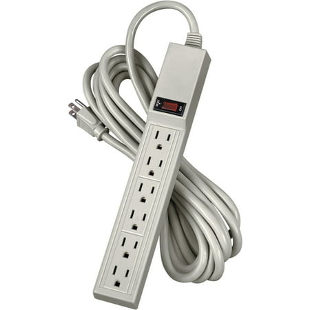 - Fellowes 6 Outlet Power Strip with 15' Cord