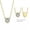 Gold, variant on 925 Solid Sterling Silver Lovely 5A Zirconia Smile Symbol Pendant Necklaces Gift-Silver