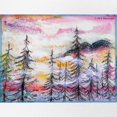 thumbnail image 2 of CafePress - Landscape, Colorful Art! - Adjustable Unisex Printed Trucker Hat with Mesh Back, 2 of 10