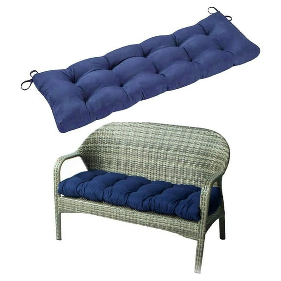 Outdoor Bench Cushion Cotton Garden Furniture Loveseat Cushion Patio Wicker Seat Cushions for Lounger Garden