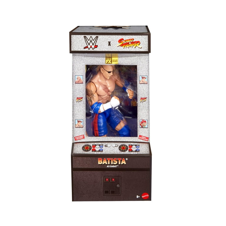 WWE X Street Fighter Batista Action Figure & Accessories, 6-inch