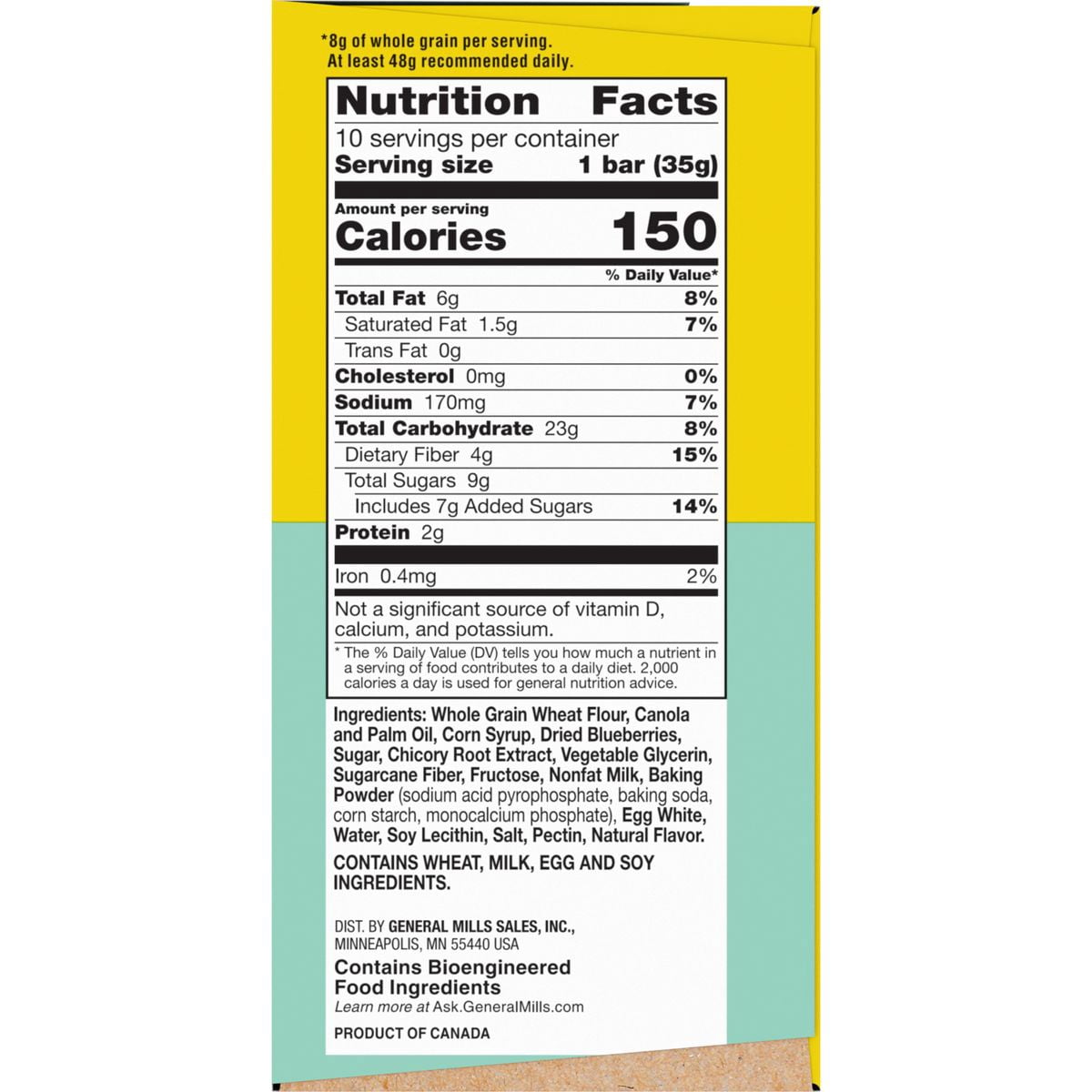 2X - Nature Valley Soft Baked Blueberry Muffin Bars - 10ct/12.4oz