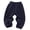 Navy, variant on Barrel Leg Sweatpants Girls Elastic Waist Pants Pull on Sweat Pant Solid Workout Fall Trouser with Pockets Gray 9-10T