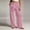 Red, variant on Ynynloco Women's Cotton Striped Wide Leg Pants Comfy Pajama Pants High Waist Wide Leg Lounge Pants Lightweight Loose PJ Bottoms