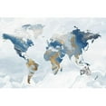 thumbnail image 3 of Watts, Eva 14x11 Black Modern Framed Museum Art Print Titled - Geode Map, 3 of 5