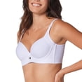 thumbnail image 2 of Leonisa Back Smoothing Bra Full Coverage Underwire Support - Minimizer Bras for Women White, 2 of 4