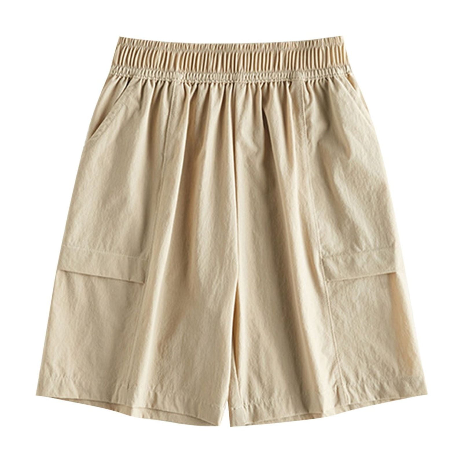Maean Cargo Shorts for Boys Girls Quick Dry Lightweight Summer Casual Shorts with Elastic Waist Pockets