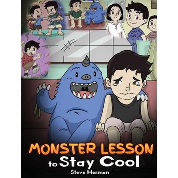 Pre-Owned Monster Lesson: Monster Lesson to Stay Cool: My Monster Helps Me Control My Anger. A Cute Monster Story to Teach Kids about Emotions, Kindness and Anger Management. (Hardcover)