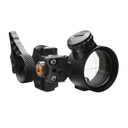 Apex Gear Covert Pro Single-Pin Sight-Green Pwr (Best Single Pin Bow Sight For Hunting)