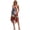 American Flag Eagle Print, variant on Summer Sleeveless Dress, Dominican Republic Flag Print Side Pockets Sleeveless Sundress, Irregular Hem Asymmetric Midi Dress for Dating Holiday Party
