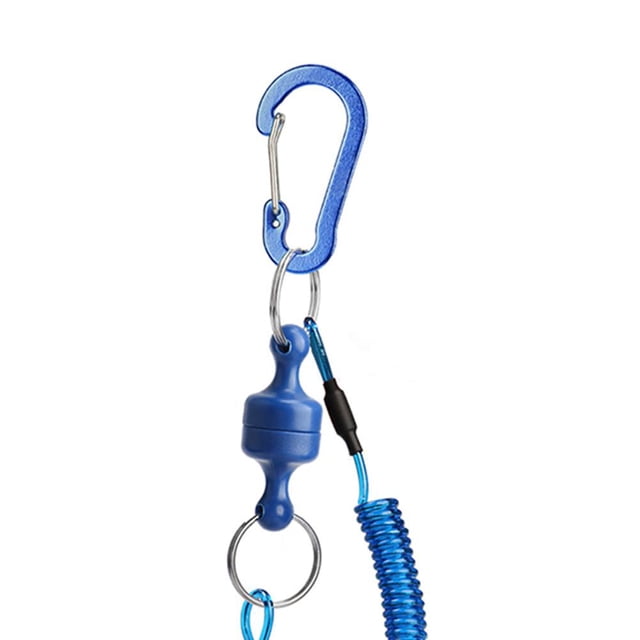 Cuerda de retención Cuerda de seguridad antideslizante de fácil liberación Gadgets para exteriores (Azul)