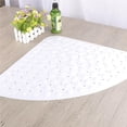 thumbnail image 2 of Billuyoard Alfombrilla antideslizante para bañera, tamaño pequeño, para el hogar, Hotel, ventilador en forma de Color sólido, alfombrilla para Suministros de limpieza para el hogar, 2 of 6
