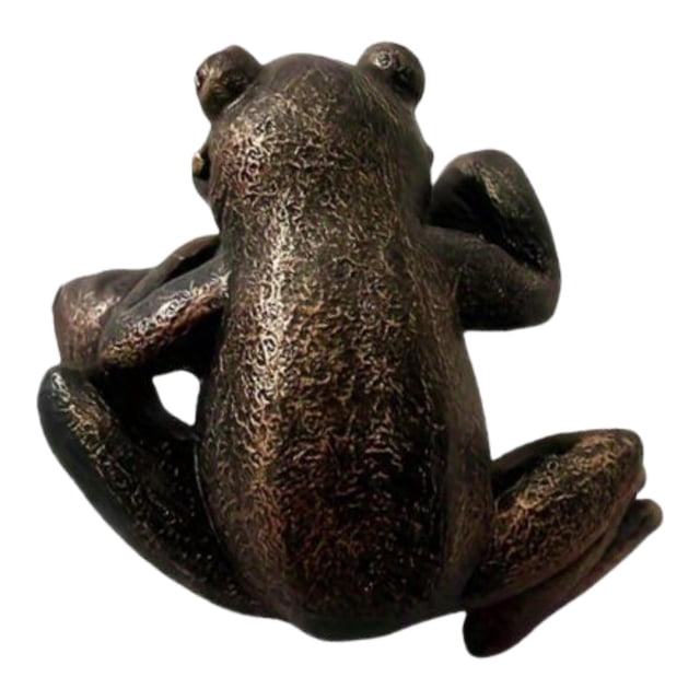 Estatua colgante de maceta, maceta de resina, pequeña figura para el hogar Rana