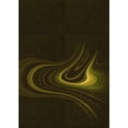 thumbnail image 1 of Ahgly Company Machine Washable Indoor Rectangle Transitional Night Black Area Rugs, 2' x 4', 1 of 7