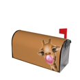 thumbnail image 2 of Bingfone Funny Giraffe Blowing Bubble Magnetic Mailbox Cover Standard Size For Garden Yard Outdoor Decorations-21x18 In, 2 of 7
