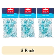 (3 pack) Vibrant Life Aqua Glass Gems Aquarium Decor, 10 oz Bag