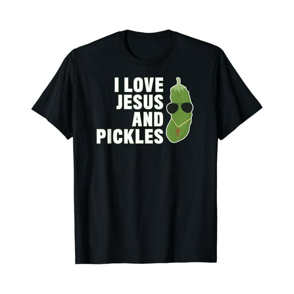 Simple Fit I Love Christ And Pickles - Christian - Boys Girls Women Gift T-Shirt
