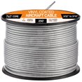 thumbnail image 4 of Xpose Safety - 7x7 Vinyl Coated Galvanized Steel Aircraft Cable Wire 250' Reel - 3/32 to 3/16 In - for Pulley System or Winch Loop - Marine Wire, Cable Railing, Deck Railing, Fencing, 4 of 4