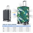 thumbnail image 5 of Haiem Peacock And Flowers Luggage Cover Printed Suitcase Covers for Luggage Elastic Washable Suitcase Protector Fits 18-32 Inch Luggage-X-Large, 5 of 8