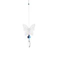 thumbnail image 1 of Colgante de cristal de carillón de viento giratorio de acero inoxidable y decoración de mariposa de jardín, 1 of 5