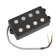 thumbnail image 3 of Bass Double Coil Pickup, 5 String 4 Core Metal Structure Tight Fit Guitar Double Coil Pickup Fine Workmanship  For Replacement, 3 of 8