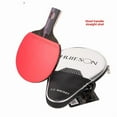 thumbnail image 1 of Factory Direct 9-Layer 8-Carbon Composite Wood Ping Pong Racket - 9.8mm Thick Training & Competition Grade Table Tennis Bat with Short Handle for Straight Grip, Ideal for Competitive Play & Outdoor, 1 of 6