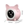 thumbnail image 5 of Kids Alarm Clock with Night Light 5 Colors Adjustable Brightness Speaker Timed Alarm Clocks Automatic Temperature, 5 of 5
