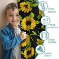 thumbnail image 3 of Blackout Kids Curtains,Black Sunflower Childrens Insulated Curtains Set Of 2,Bedroom Essentials,Toddler Room Decor 42x63in(106x160cm), 3 of 4