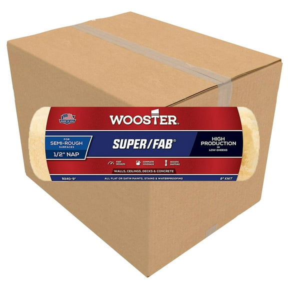 24-Pack of 9" x 1/2" Nap Wooster R240 Super/Fab Professional Knit Roller Cover