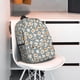 thumbnail image 3 of Easygdp White Popcorn Mochila Ligera de 15 Pulgadas para Estudiantes, Mochila Cómoda para la Escuela y Viajes, Correas Ajustables, 3 of 6