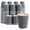 Gray-10 oz, variant on Disposable Paper Cups Gray 8 oz for Hot and Cold Beverages