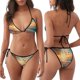 thumbnail image 3 of Fotbe Tropical Sunset Beach Scene Traje de Baño para Mujer de Dos Piezas – Bikini Sexy de Tirantes Tipo Halter con Diseño Triangular, 3 of 6