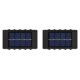 thumbnail image 1 of 2X Aplique Solar de Pared para Exteriores, Impermeable, para Decoración de Jardín, Luces de Pared Hacia Arriba y Hacia Abajo, Impermeable, para Bañador de Pared Externo, 1 of 5