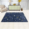thumbnail image 3 of Coolnut Lightweight Carpet Mats, 31 x 20 inches Area Soft Rugs Floor Mat Doormat Decoration for Rooms Entrance Blue Sky and Planets, 3 of 6