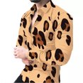 thumbnail image 2 of Camisa de manga larga con estampado de leopardo informal para hombre y mujer, nueva primavera y otoño de 2024, camisa de talla grande para hombre y mujer, ropa unisex, 2 of 4