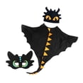 thumbnail image 4 of Disfraz de dragón Hugo Disfraz de dinosaurio negro para Halloween, 4 of 10