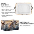 thumbnail image 2 of Ryvnso Dolphin Jumping Storage Basket Large Bin Foldable Boxes Toys Organizer 14.2x10.2x8.3in 2 PCs, 2 of 8